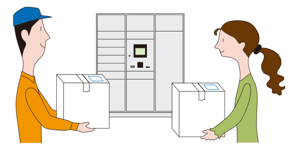 宅配ボックスは、不在時でも届いた荷物の受渡しができる便利な箱。